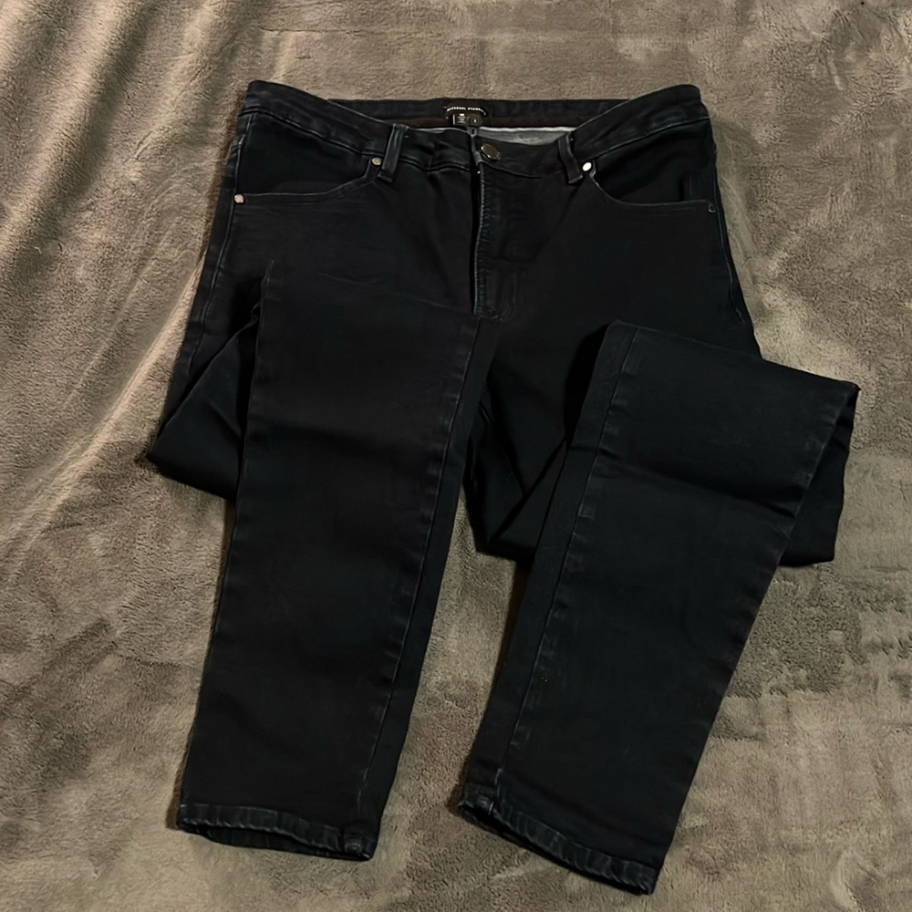 Universal Standard Seine Dark Blue Jean Skinny Mid-Rise Size 10 Long